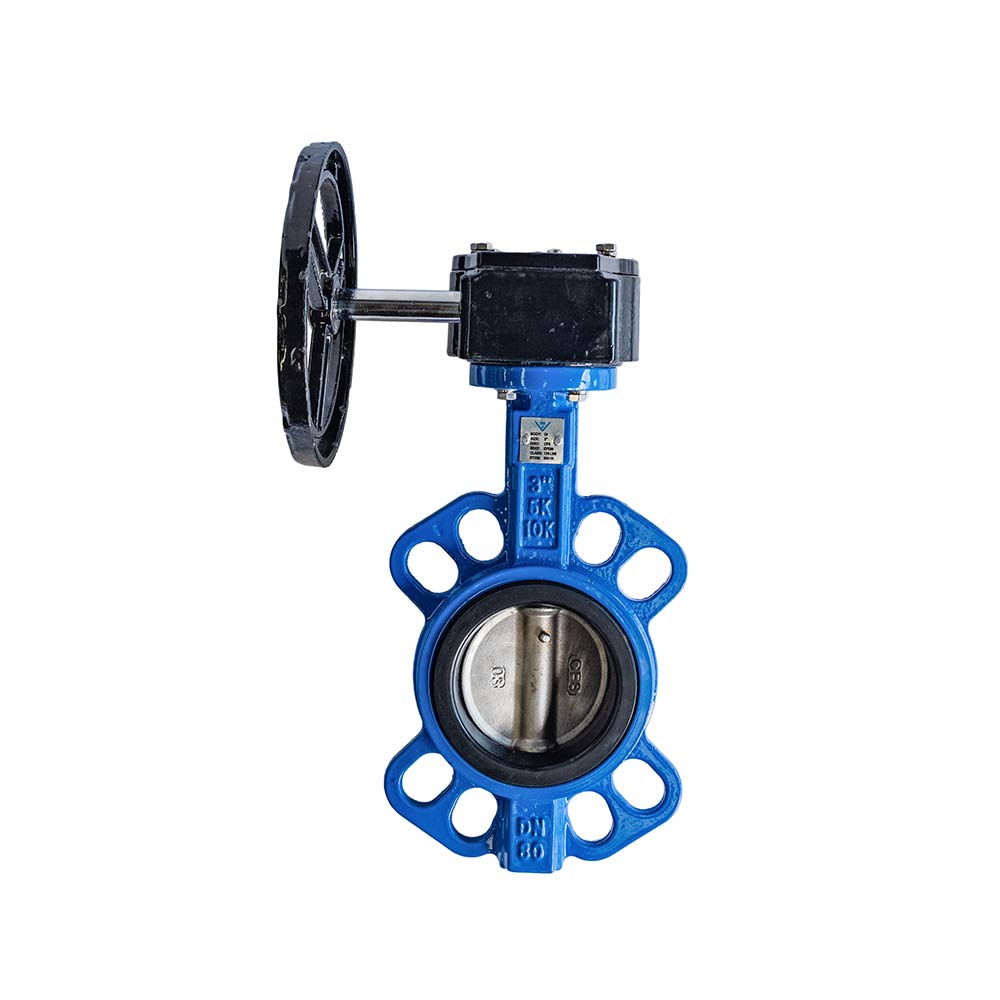 Valvular Mariposa. Wafer. Accionamiento a planca o volante Con reductor. - Imagen 4