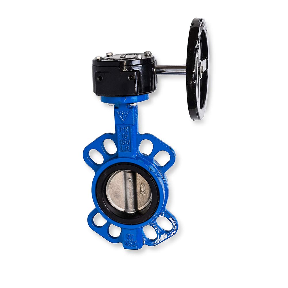 Valvular Mariposa. Wafer. Accionamiento a planca o volante Con reductor. - Imagen 3