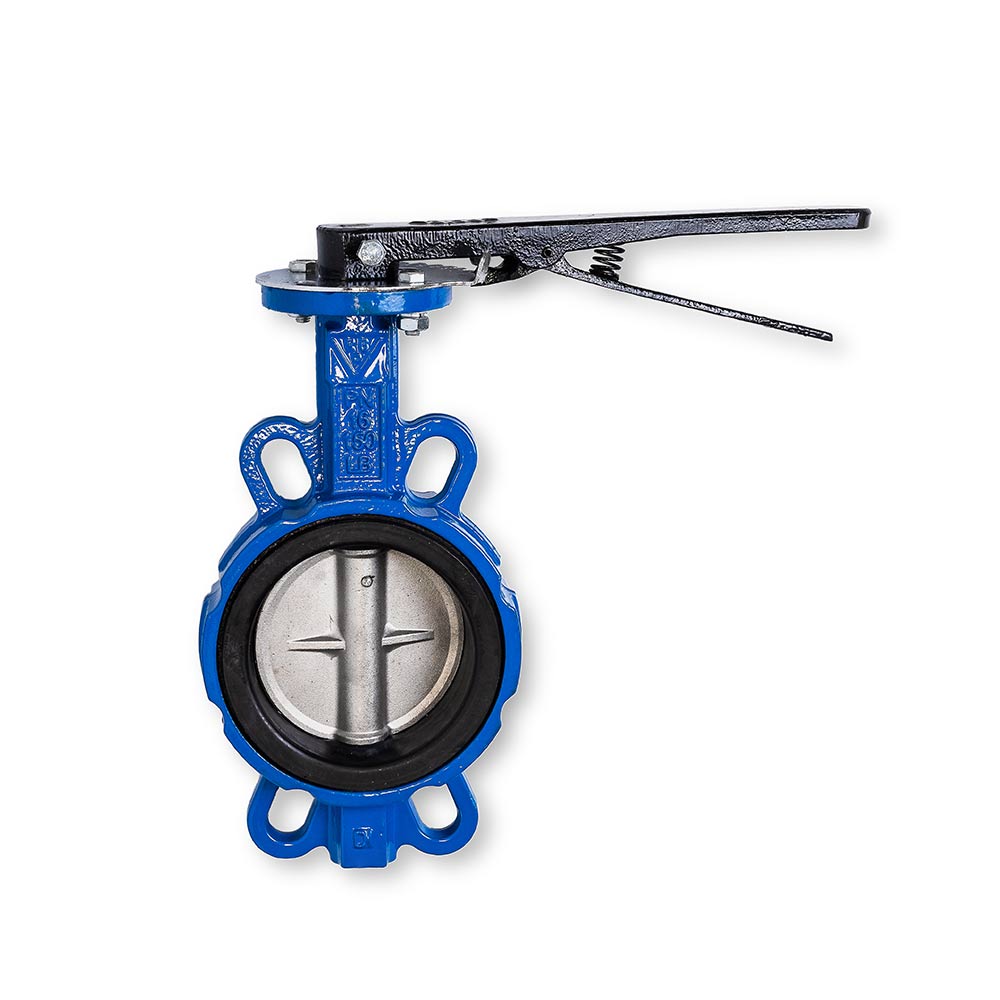 Valvular Mariposa. Wafer. Accionamiento a planca o volante Con reductor.